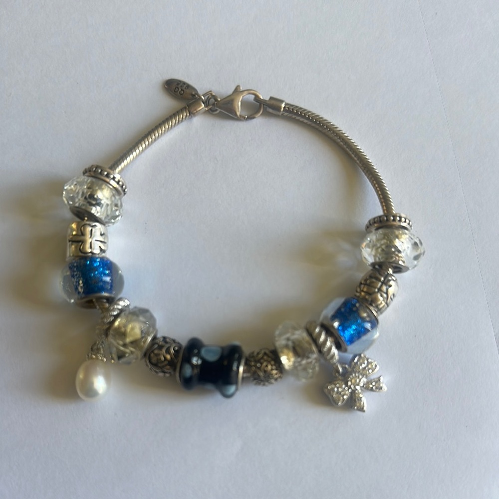 Judith Ripka Charm bracelet.